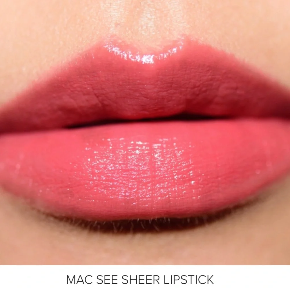 MAC Lustreglass Sheer-Shine Lipstick in See Sheer